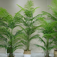 Mini palmiers en plastique de haute qualité de 120 cm, bonsaïs avec 13 feuilles, plante artificielle pour aménagement paysager, écologique et durable