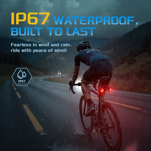 Sạc xe đạp không thấm nước ánh sáng với điều khiển từ xa không dây, phía trước tín hiệu rẽ phía sau và chức năng phanh | nhà máy OEM - Product Image 5