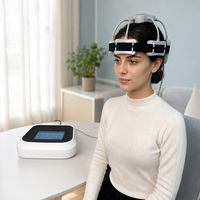 Dispositivo de Terapia RTMS para la Neurastenia y la Ansiedad, Máquina para Ayudar a Dormir, Equipo de Recuperación de la Función Cerebral, Plástico, Fácil de Usar