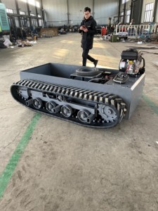 Telaio elettrico telecomandato in gomma del telaio del veicolo cingolato di personalizzazione completa del nuovo progettista - Product Image 2