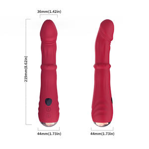Baguette de massage électrique à 9 vibrations alimentée par USB Jouets sexuels pour adultes Gode Stimulation clitoridienne à main Vibromasseur de poussée du point G - Product Image 4