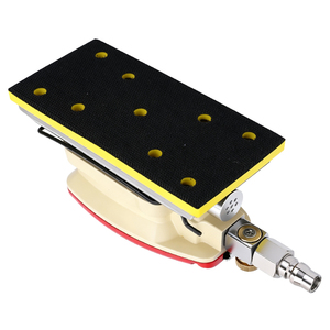 Pulidora neumática cuadrada de 9000 rpm, pulido orbital por aire, 73 dB de bajo ruido, diseño ligero de 0.93 kg para pulido de acabado. - Product Image 3