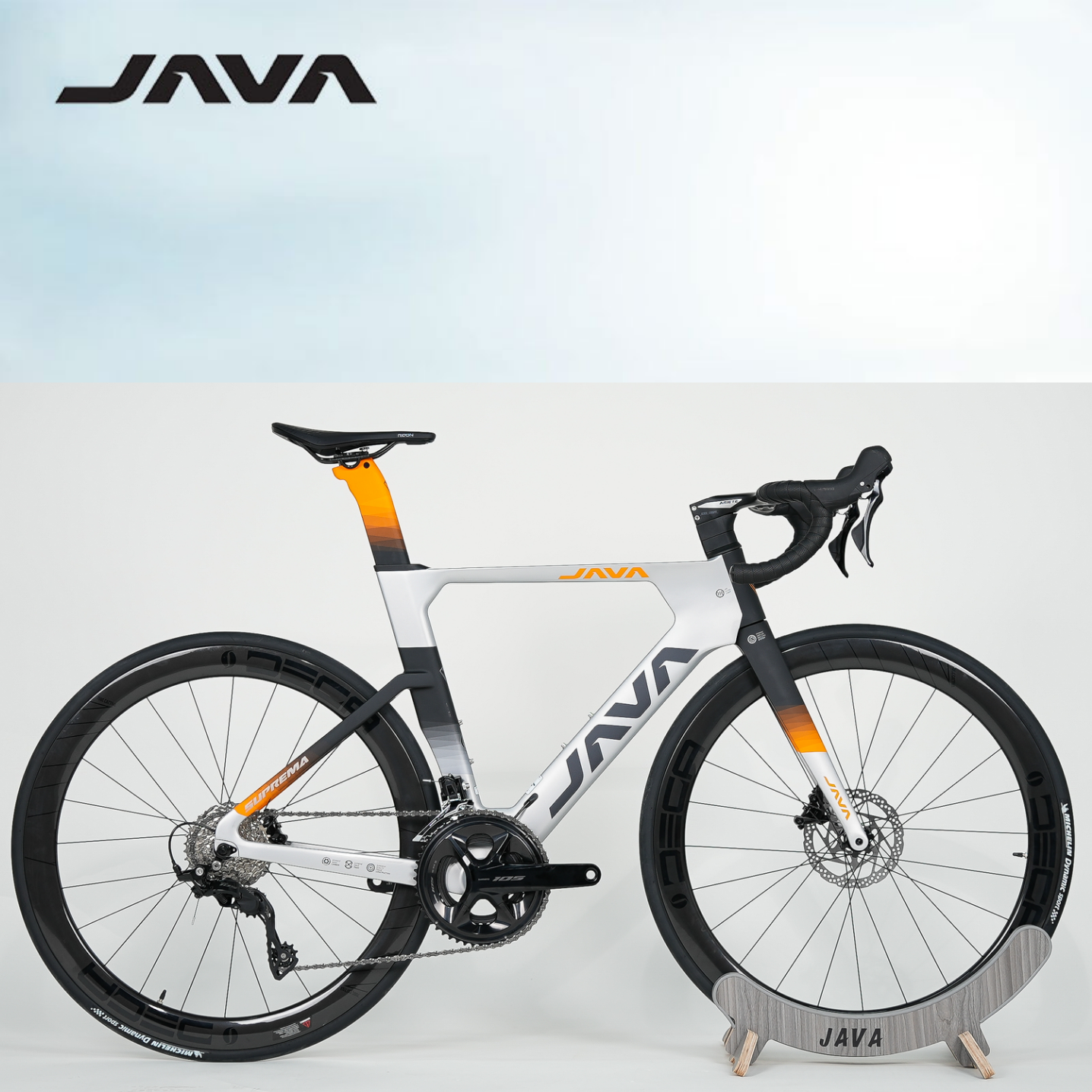 Java SUPREMA 24S Hot Sell Carbon Road Bike freno a disco idraulico carbonio Road Bike italia Aero Racing in fibra di carbonio Toray bici da strada