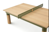Mesa de Ping-Pong Minimalista Italiana de Alta Gama, Diseño Creativo para Espacios Recreativos de Villas de Lujo