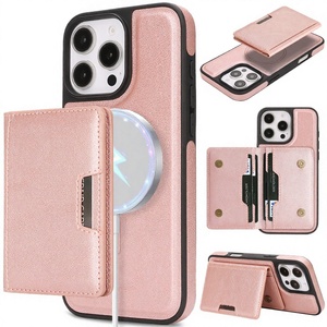 เคสโทรศัพท์หนังแท้ลายสัตว์ ดีไซน์ลายนูน สำหรับรุ่น 16; พร้อมช่องใส่บัตร รองรับการชาร์จไร้สาย ขายตรงจากโรงงาน - Product Image 1