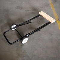 Herramienta de empuje de mano móvil personalizada, plataforma de carro, Motor de barco, remolque fuera de borda, propulsor de motor, marco de remolque, carros, carros