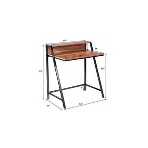 Bàn máy tính <span class=keywords><strong>mini</strong></span> hiện đại với thiết kế kim loại bằng gỗ để học tại nhà & sử dụng văn phòng - Product Image 5