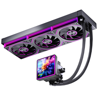 Refroidisseur d'eau pour processeur Jungle Leopard Proflow SE 4 pouces avec ventilateur LCD ARGB à aimant, TDP 300W, roulement fluide, température en temps réel, garantie 3 ans, faible coût