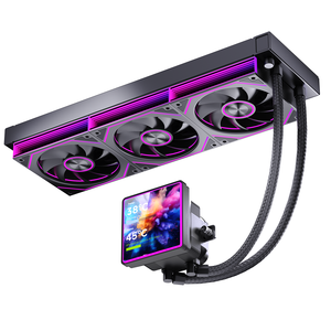 Jungle Leopard Proflow SE, Pantalla LCD de 4 Pulgadas con Imán, Visualización de Imagen, Personalizable, Enfriador de Agua para CPU, Ventilador ARGB 360 para Juegos - Product Image 2