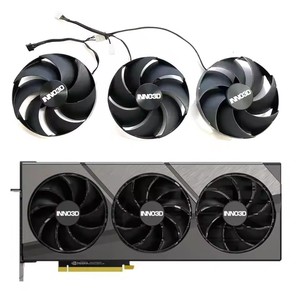 Nouveau ventilateur de refroidissement D10020M12D DC 12 V 0.45A RTX <span class=keywords><strong>4090</strong></span> 4080 ventilateur GPU pour ventilateur <span class=keywords><strong>Inno3d</strong></span> GeForce RTX 4080 4090X3 OC - Product Image 1