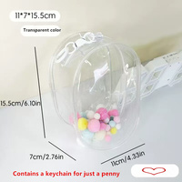 Boîtes mystères mignonnes style macaron pour femmes, 4 pouces, avec fermeture éclair en PVC, pour peluches Labubu et Cinnamoroll, populaires auprès des garçons