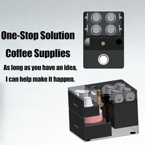 ถ้วยชงกาแฟอะลูมิเนียมหรูหราแบบกำหนดเองได้ พร้อมฝาปิดอย่างดีสำหรับถ้วยขนาดเล็ก ใช้สำหรับนมสดสำหรับกาแฟครอบครัว - Product Image 3