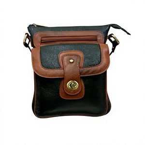 Bolso Bandolera de Cuero Genuino Marrón, Impermeable, Bordado, Ligero, con Cierre de Cremallera, para Viajes y Actividades al Aire Libre - Product Image 6