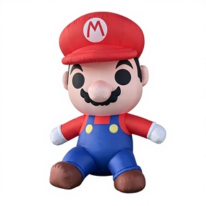 Globo Inflable de Dibujos Animados, Modelo de Mascota, Globo Publicitario para Exteriores de <span class=keywords><strong>Mario</strong></span> con Ventilador Incorporado <span class=keywords><strong>y</strong></span> Diseño Duradero - Product Image 1