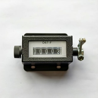 Compteurs de balles, Compteur à cliquet à 5 chiffres, Compteur de coups mécanique D67-F, Compteur de traction, Compteur manuel, Machine à tamponner