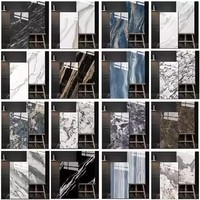 Matériaux de construction de luxe Foshan dalle émaillée en porcelaine haute brillance carreaux de sol en marbre dubai 800x2600 carreaux de sol
