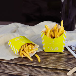 Imballaggio alimentare monouso Design personalizzato <span class=keywords><strong>patatine</strong></span> <span class=keywords><strong>fritte</strong></span> porta via contenitore di imballaggio scatola Snack - Product Image 5