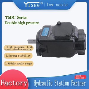 ปั๊มไฮดรอลิกน้ำมัน YIHE T6 ซีรีส์ T6cc T6dc รุ่น T6dc 024 003 1r00 ปั๊มไฮดรอลิกแบบใบพัดคู่แรงดันสูงสำหรับซ่อมเครื่องจักร - Product Image 3