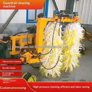 High-speed guardrail cleaning <b>machine</b>, central median corrugated guardrail cleaning equipment, vehicle-mounted guardrail cleaner - Product Image 1