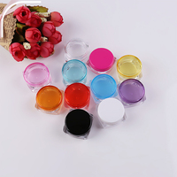 Pot Échantillon Cosmétique Vide en Plastique Transparent de 5g, Idéal pour Fard à Paupières, Ongles, Poudre, Bijoux – Pots Cosmétiques Couleurs Assorties