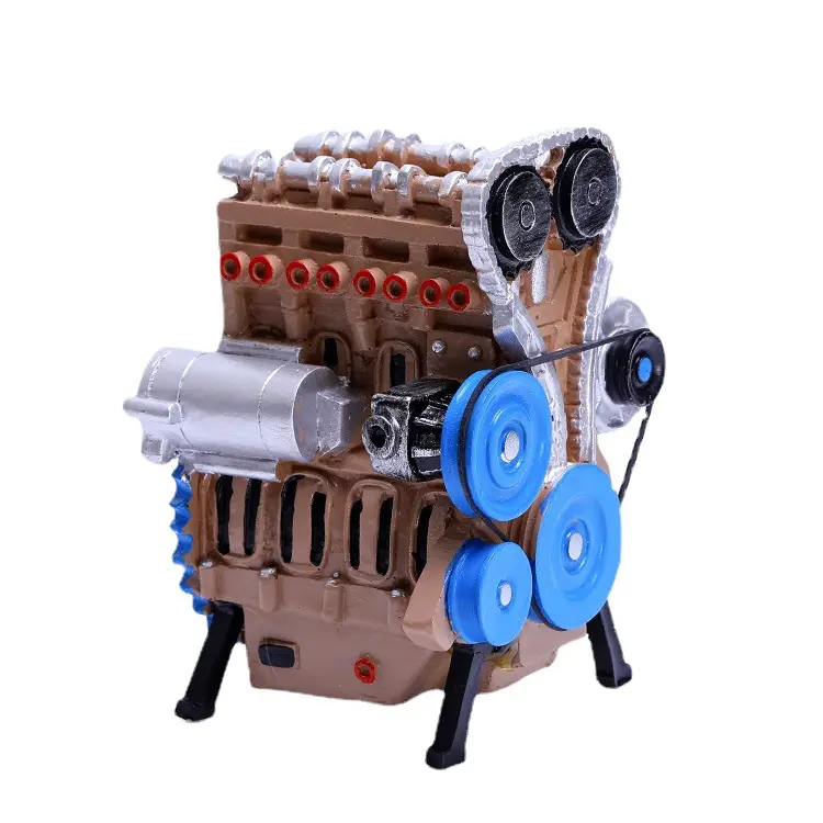Modello di motore per auto ornamenti in resina decorazioni motore creativo scultura artistica per la decorazione domestica
