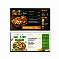 Affichage numérique LCD mural intérieur 2K/4K de 32, 43, 55, 65, 86 pouces avec Wi-Fi pour affichage publicitaire en magasin