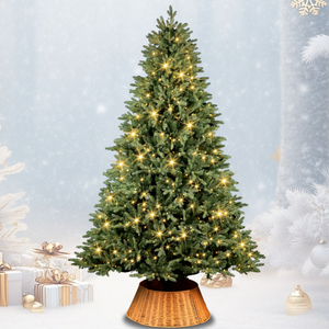 PE PVC Mixed Christmas <b>Tree</b> LED Lights (Multicolored/Warm White) Holiday Decor Living Room - Product Image 1