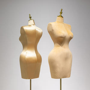 Mannequin féminin grande taille coloré, demi-corps, mousse PU, gros buste, gros hanches, buste supérieur, mannequin pour l'affichage de vêtements de détail - Product Image 3