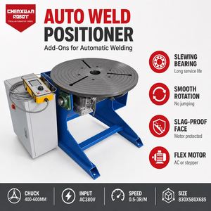 Heavy Duty 600kg <b>Welding</b> Positioner, Electric Tilt Rotary Table with Digital Remote for Large Component <b>Welding</b> - Product Image 3