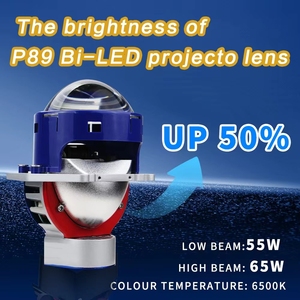 Raych 3 pouces Bi LED projecteur lentille 130W 20,000LM pour phare de voiture rénovation 6000K non destructif voiture mise à niveau phare halogène - Product Image 2