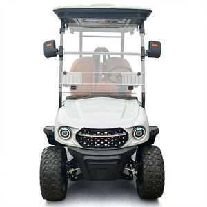 Voiture de golf électrique 4 places de style moderne 2026, sièges en cuir de luxe, batterie au lithium à autonomie étendue pour les stations balnéaires et les sites panoramiques - Product Image 2