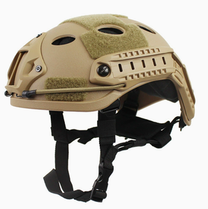 Casque tactique DF Sports, casque anti-choc, casque tactique couleur Tan, version PJ, casque de jeu CS, équipement de protection à réponse rapide - Product Image 2