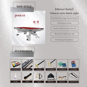 Nouveau produit 2025, table de <span class=keywords><strong>billard</strong></span> de qualité supérieure, prix d'usine, table de <span class=keywords><strong>billard</strong></span> de <span class=keywords><strong>luxe</strong></span>, table de <span class=keywords><strong>billard</strong></span> 9 pieds - Product Image 4