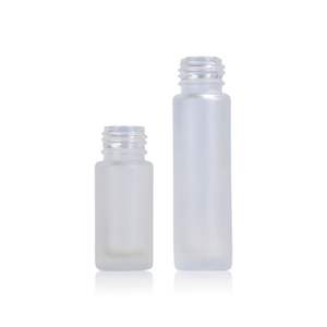 Offre Spéciale bouteille d'huile de couverture en bambou et bois bouteille de perle en verre dépoli 5ml 10ml bouteilles de rouleau en métal - Product Image 4