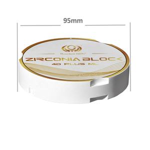 Vendita Calda Blocco Dentale in <span class=keywords><strong>Zirconia</strong></span> Multistrato 4D Plus Produttori 1200 Mpa CAD CAM STML Materiale Dentale in Zirconio Prezzo - Product Image 2