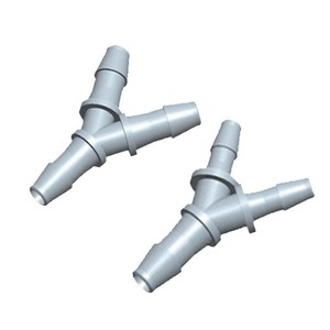 JU <b>PP</b> Plastic Y Type Three Way Connector 1.6-12.7mm Transparent For Soft Water And Gas Hoses - Product Image 5