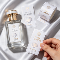Etiquetas Adhesivas en Rollo con Lámina Dorada TEDDY FSC, Vinilo Impermeable para Productos Químicos, Aceites Esenciales, Promoción, Etiqueta en Rollo con Logotipo Personalizado