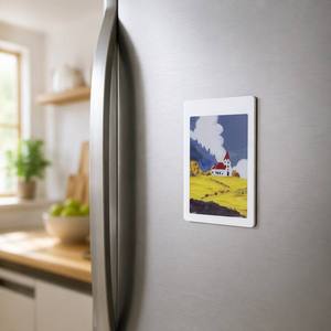 Carte d'affichage magnétique pour réfrigérateur en papier électronique 6 couleurs de 3,68 pouces, 528x792 259 DPI, transfert BLE, étanche IP68, recharge sans fil Qi, photo - Product Image 2