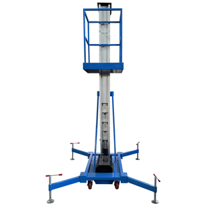 Taşınabilir hidrolik tek adam alüminyum hava çalışma platformu merdiven dikey direk kaldırma - Product Image 3