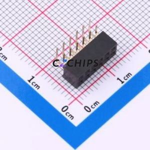 HX PM2.0-2x6P WC Pin Socket Bent Lead Through Hole,P=2mm Connector ( Jack Structure: 2x6P )( Pitch: 2mm )( Row Spacing: 2mm ) - Product Image 1