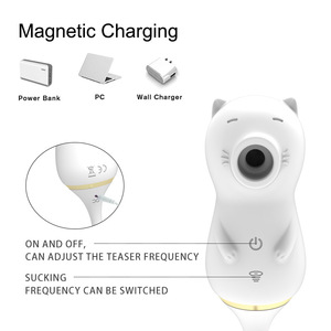 Paling Populer 2 in 1 Vibrator Bentuk Kucing Penghisap Kuat Stimulasi Klitoris Wanita Pasangan Pemijat Titik G Vibrator - Product Image 6