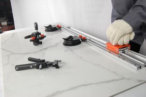 Coupe-carreaux JohnTools DB-2 3200 mm, système fin, machine à <span class=keywords><strong>couper</strong></span> <span class=keywords><strong>les</strong></span> carreaux de grand format, outils de construction, outils manuels, coupe de sol - Product Image 4