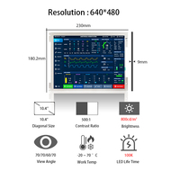 Écran LCD Kyocera 10,4'' 1024x768 TCG104VGLABANN-AN50-TA, 100k heures, 800 nits, haute luminosité, écran LCD 10,4 pouces