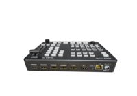 Mezclador y Conmutador de Video HD MI Portátil de 4 Puertos Movmagic con Control PTZ y Clave Cromada para Transmisión en Vivo y Juegos