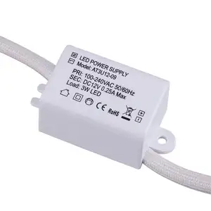 Liên tục hiện tại 0-10V Dimmable dẫn lái xe 12 Wát 500mA 1000mA cho LED Bảng điều chỉnh ánh sáng, xuống ánh sáng và ánh sáng Trần