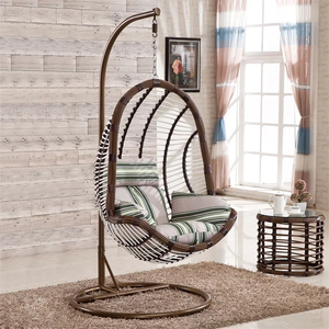 Fauteuil suspendu d'intérieur pour enfants en rotin PE de haute qualité pour jardin - Product Image 1