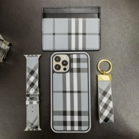 Étui de téléphone en TPU PC de luxe pour iPhone, résistant à l'eau, antichoc, protection de téléphone portable haut de gamme