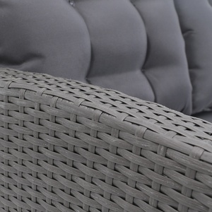 Outdoor <strong>Corner</strong> <strong>Rattan</strong> Lounge <strong>Set</strong> Chaise Lounge Sofa Bed Padded Outdoor Sofa <strong>Set</strong> With Cushion - Product Image 3