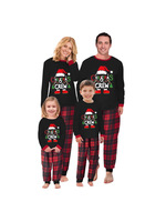 Pyjamas de Noël personnalisés en coton pour toute la famille, tenues assorties pour les fêtes à la maison, style UE/US, dropshipping, POD, MOQ 1 pièce