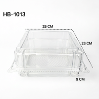 Emballage en blister PET, impression en relief, boîte en plastique pour gâteau, gelée, hamburger, aliments en conserve